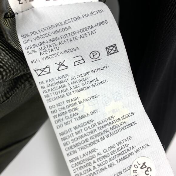 Kookai Pant Suit Set Womens Size 36 US S Black Pinstripe Wide Leg Pants + Jacket - Picture 7 of 13